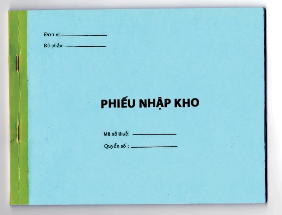 Phiếu nhập kho 2 liên A5